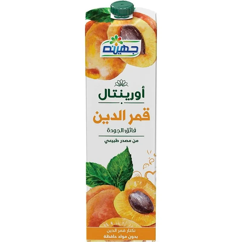 عصير جهينه قمر الدين وزن لتر