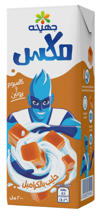 عصير مكس جهينه بطعم الكراميل