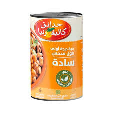 فول مدمس ساده حدائق كاليفورنيا وزن 400 جرام
