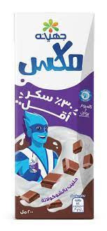 عصير مكس جهينه بطعم الشيكولاته سكر اقل
