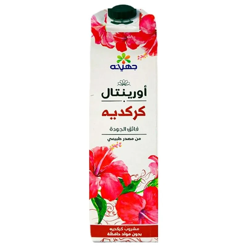 عصير جهينه كركديه وزن لتر