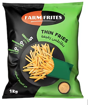 بطاطس رفيعه فارم فريتس بأوزان مختلفه