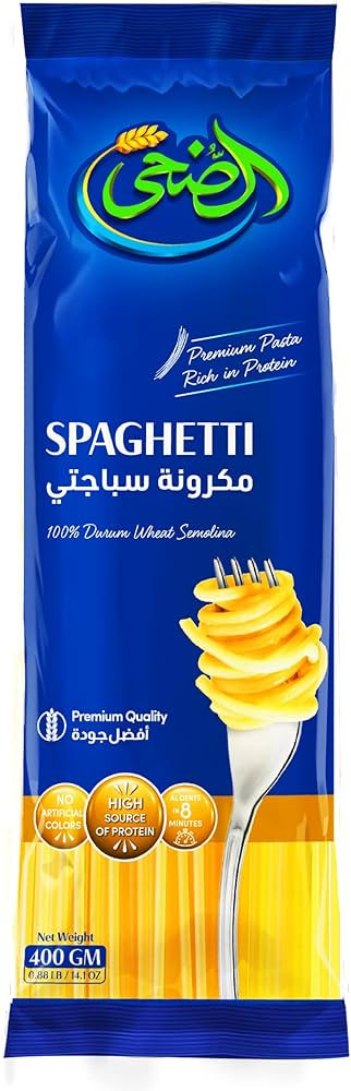 مكرونه  اسباجتى الضحى وزن 400 جرام